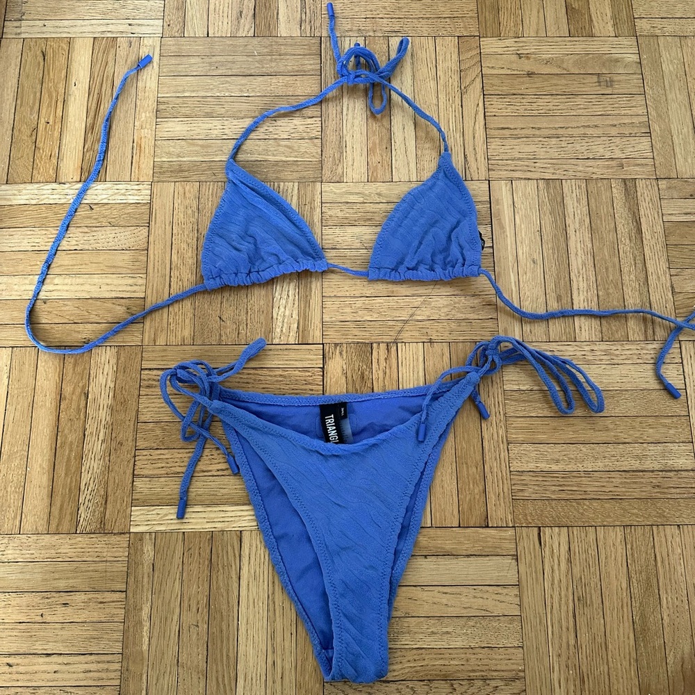 RARE TRIANGL Purple Bikini Set